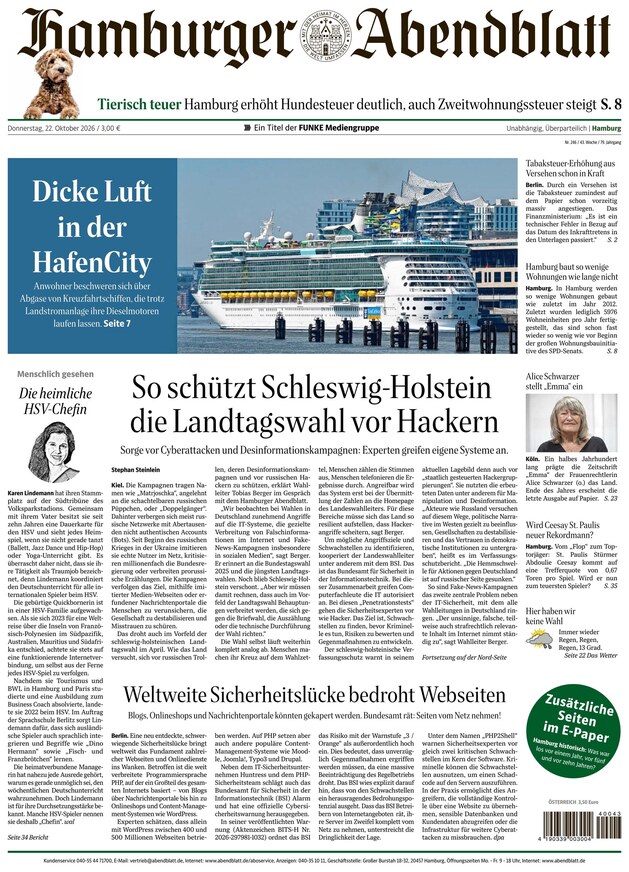 HAMBURGER ABENDBLATT - ePaper