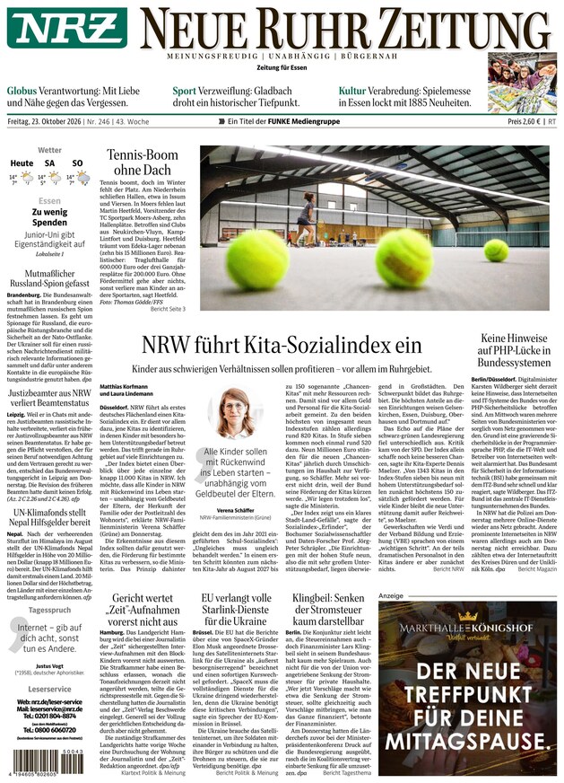 Neue Ruhr Zeitung - ePaper