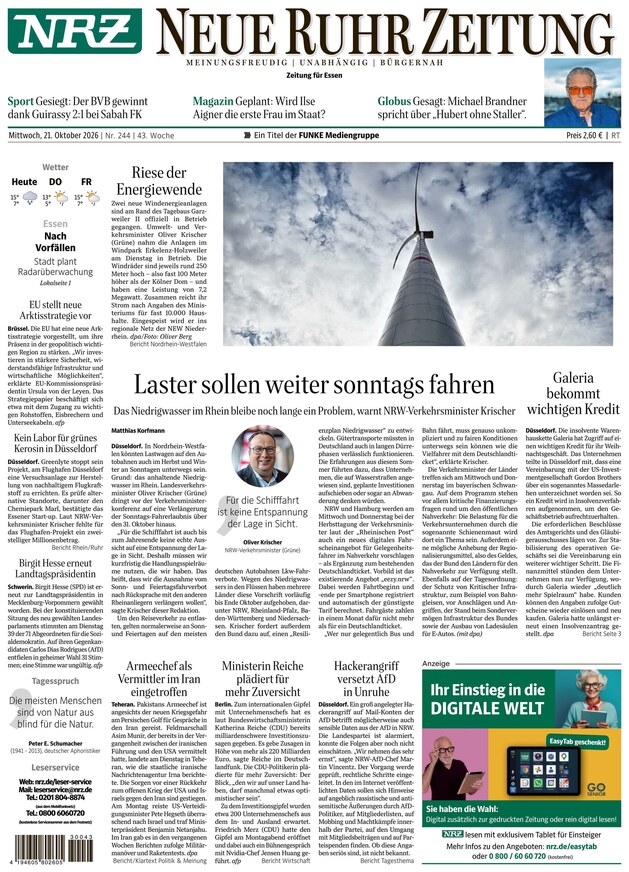 Neue Ruhr Zeitung - ePaper
