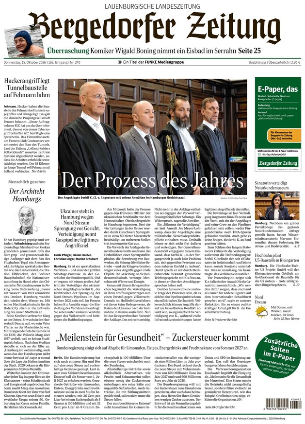 BERGEDORFER ZEITUNG - ePaper