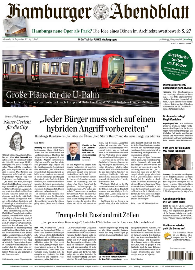 HAMBURGER ABENDBLATT - ePaper