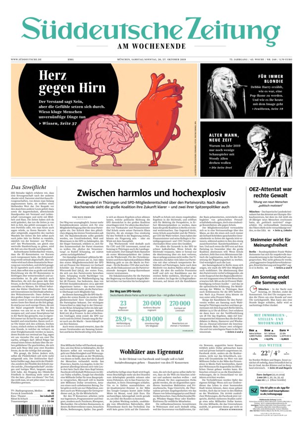 Süddeutsche Zeitung Newspaper - Read As E-paper At IKiosk