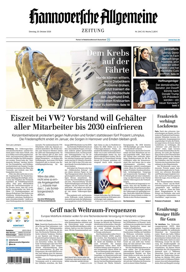 Hannoversche Allgemeine Zeitung - ePaper