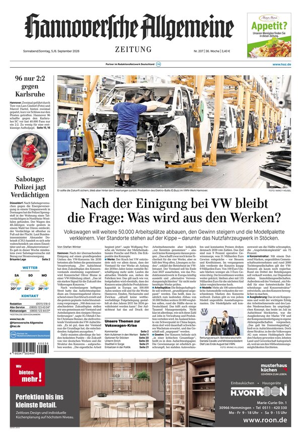 Hannoversche Allgemeine Zeitung - ePaper