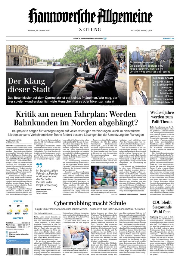 Hannoversche Allgemeine Zeitung - ePaper