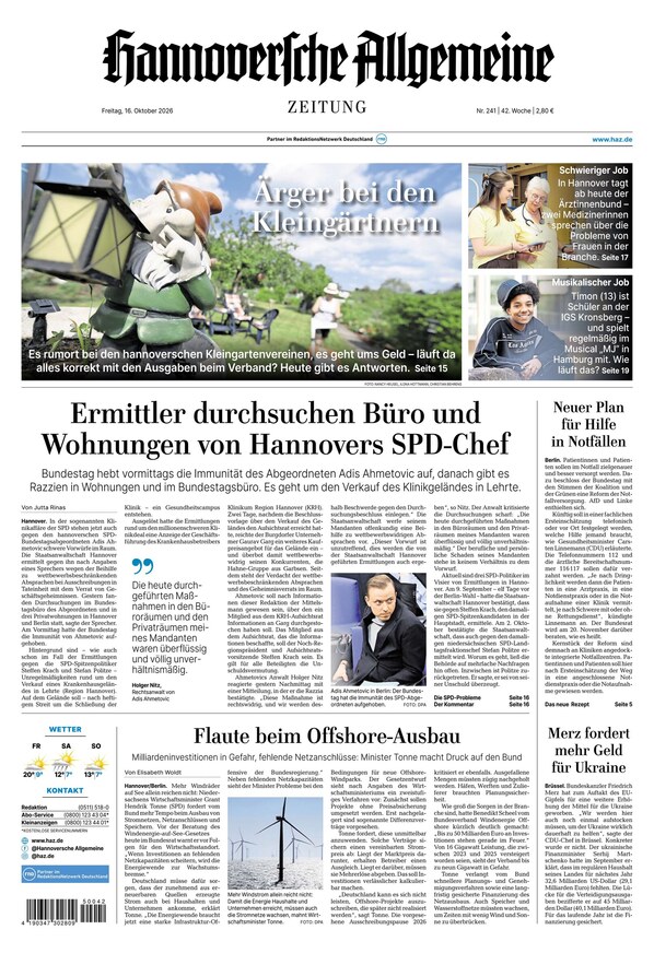Hannoversche Allgemeine Zeitung - ePaper