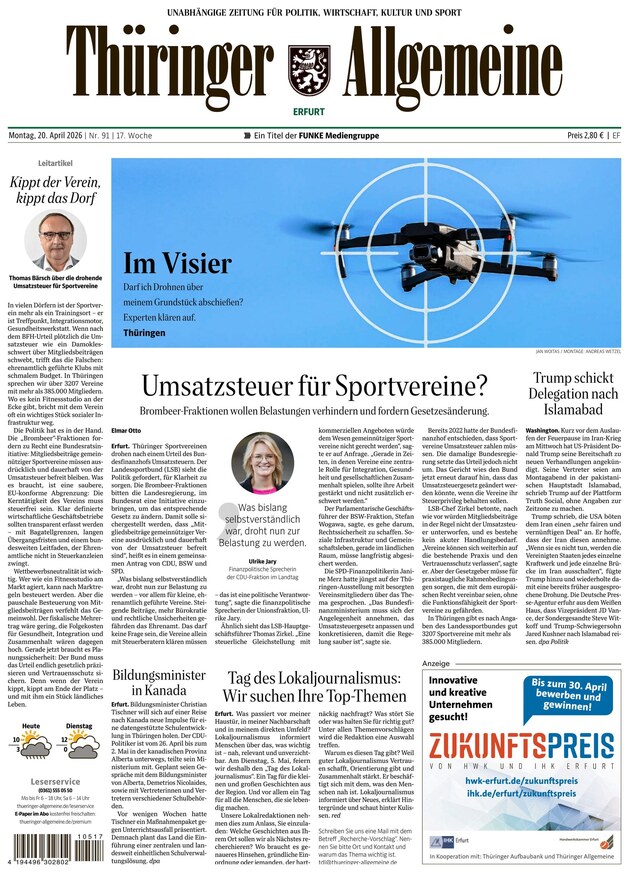 Th&uuml;ringer Allgemeine - ePaper
