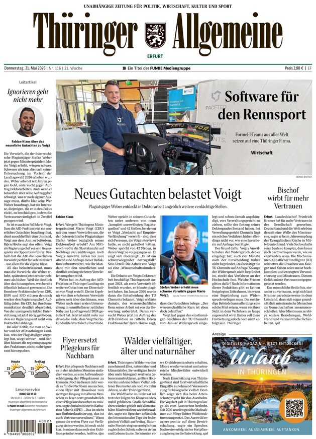 Thüringer Allgemeine - ePaper