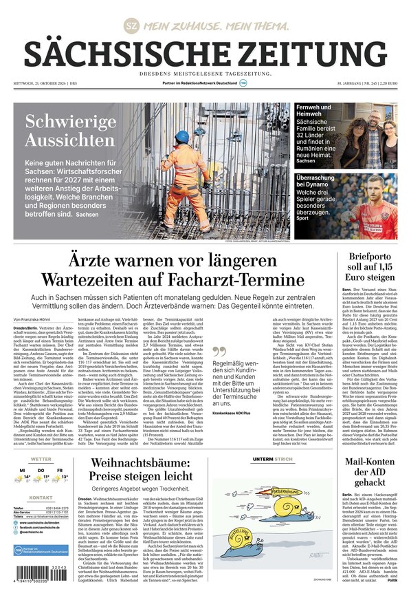 S&auml;chsische Zeitung Dresden - ePaper