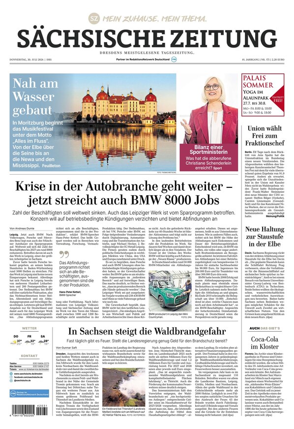 S&auml;chsische Zeitung Dresden - ePaper