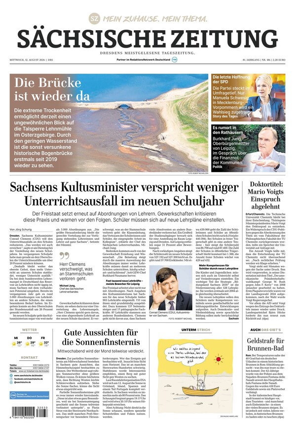 S&auml;chsische Zeitung Dresden - ePaper