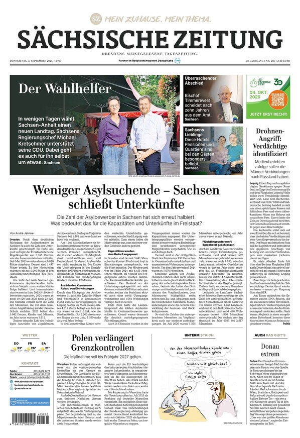 S&auml;chsische Zeitung Dresden - ePaper