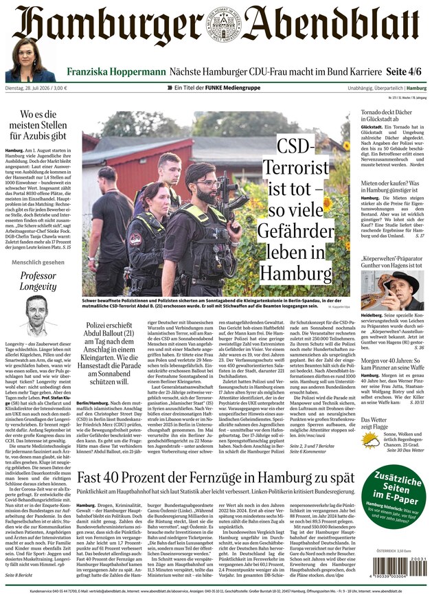 HAMBURGER ABENDBLATT - ePaper