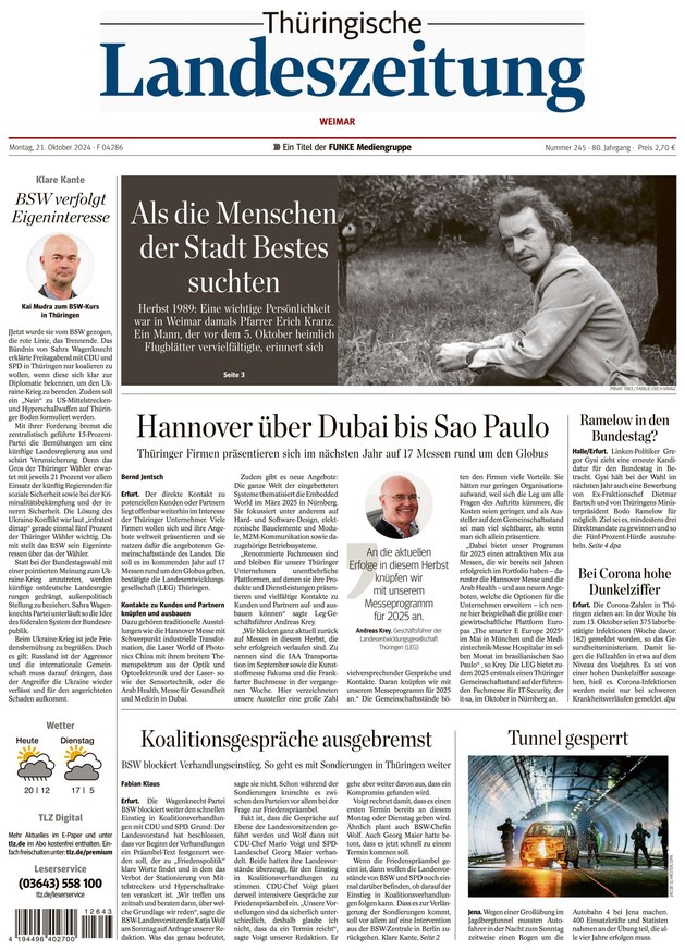 Thüringische Landeszeitung - ePaper