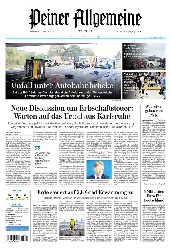 Peiner Allgemeine Zeitung - ePaper