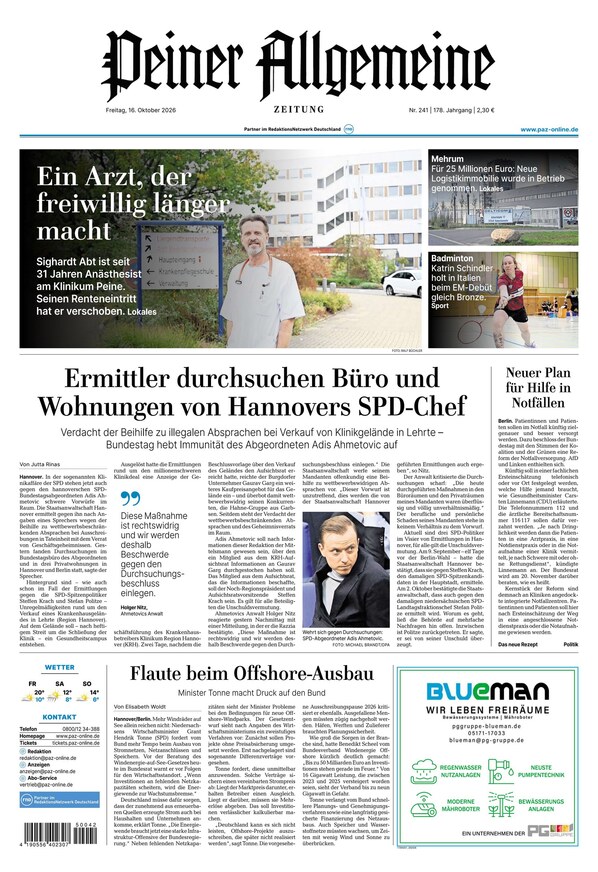 Peiner Allgemeine Zeitung - ePaper