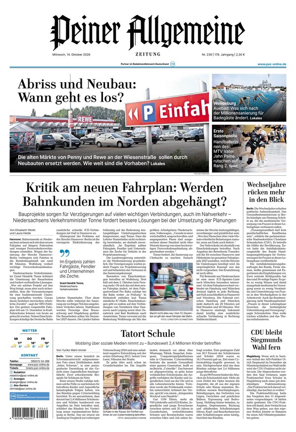 Peiner Allgemeine Zeitung - ePaper