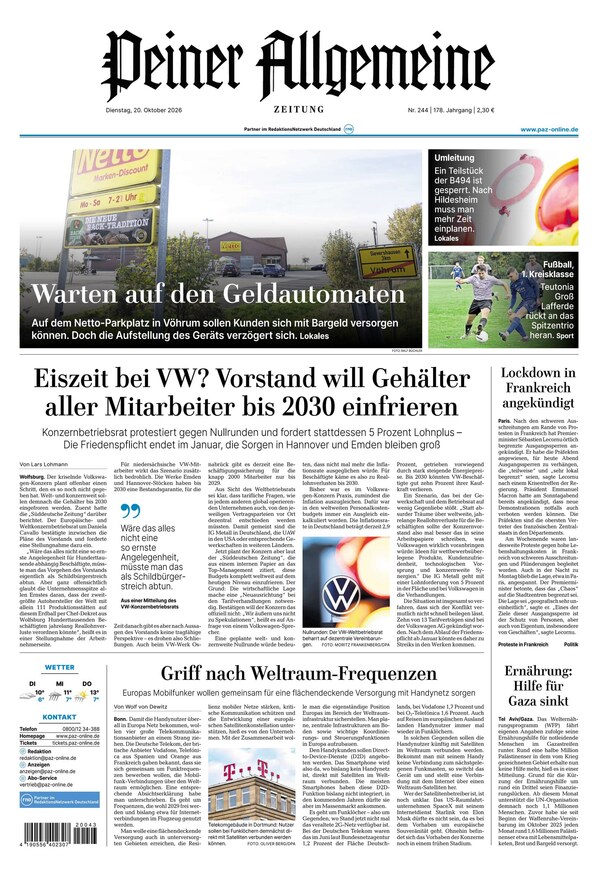 Peiner Allgemeine Zeitung - ePaper