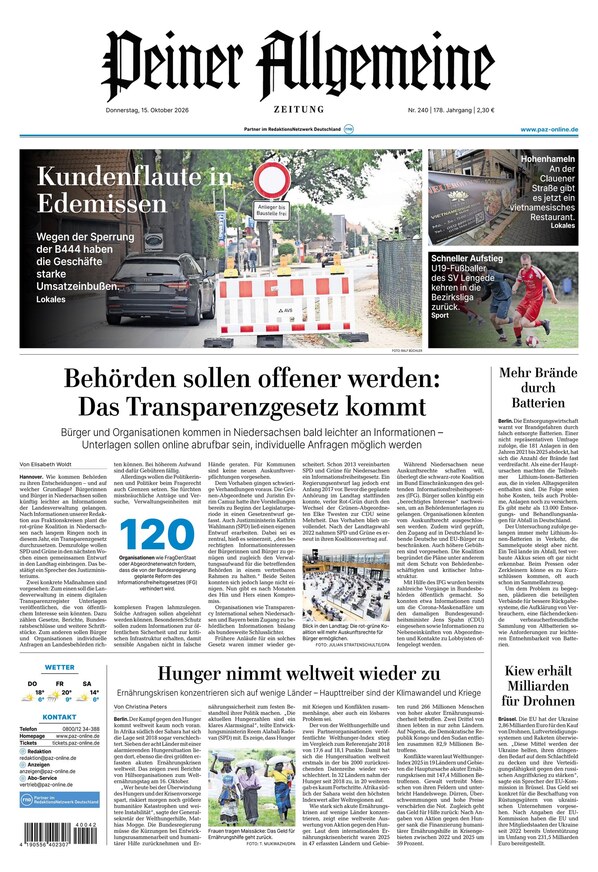 Peiner Allgemeine Zeitung - ePaper