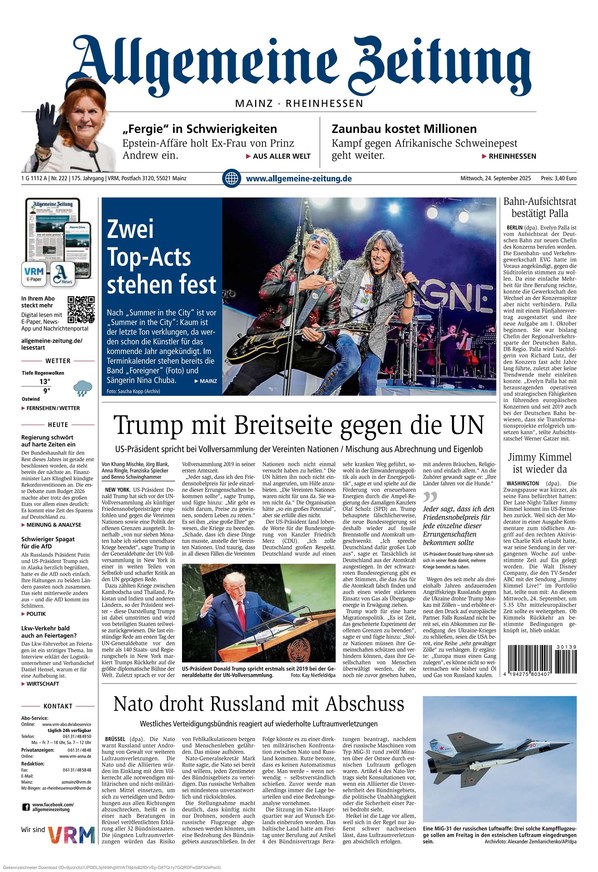 Allgemeine Zeitung - ePaper