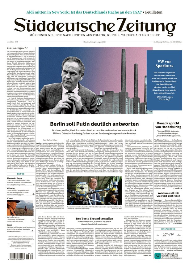 S&uuml;ddeutsche Zeitung - ePaper