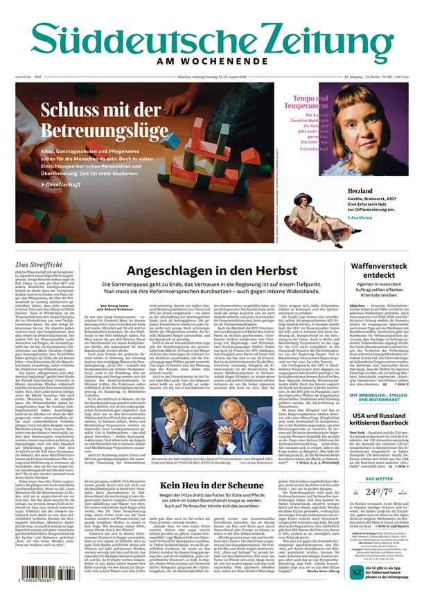S&uuml;ddeutsche Zeitung - ePaper