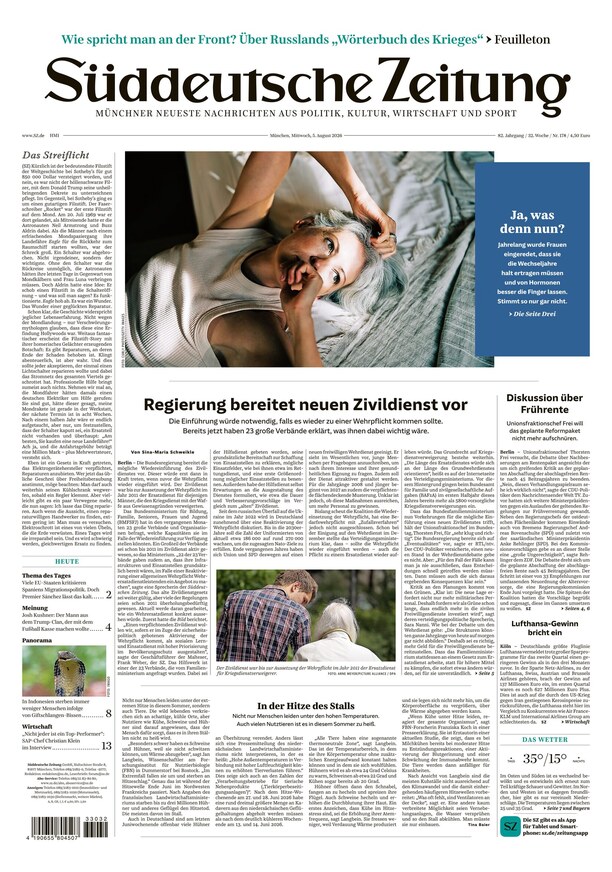S&uuml;ddeutsche Zeitung - ePaper