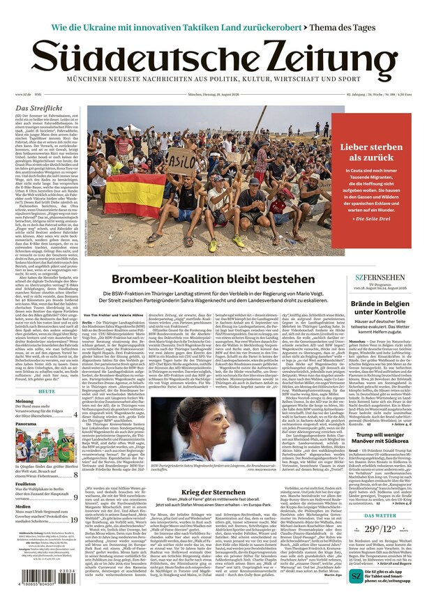S&uuml;ddeutsche Zeitung - ePaper