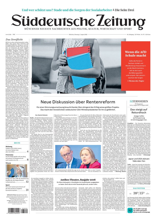 S&uuml;ddeutsche Zeitung - ePaper