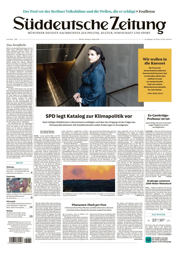S&uuml;ddeutsche Zeitung - ePaper