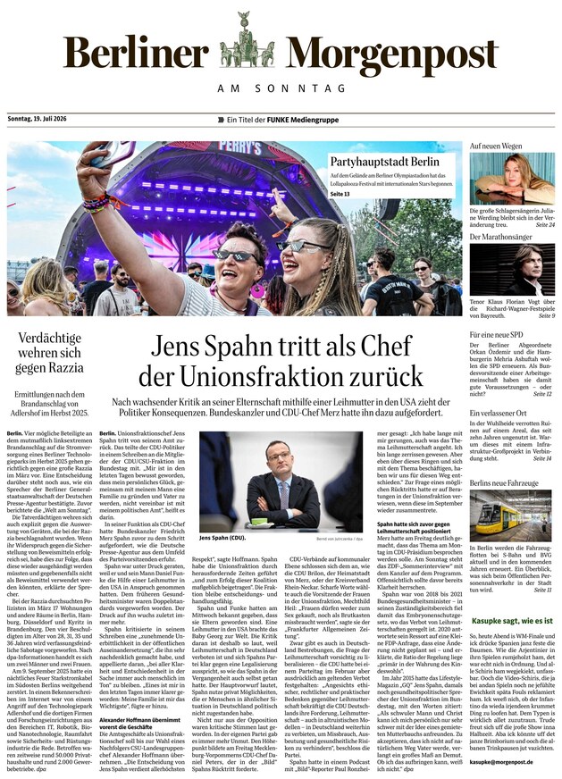 BERLINER MORGENPOST - ePaper