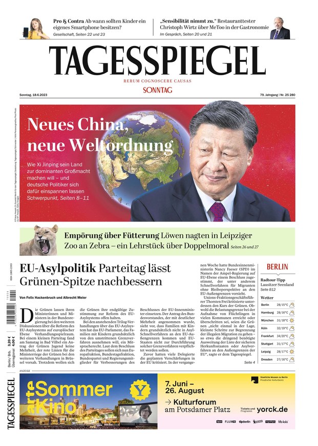 Der Tagesspiegel Vom 18.06.2023 – Als EPaper Im IKiosk Lesen