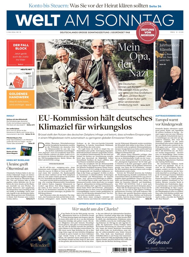 WELT AM SONNTAG Frühausgabe - ePaper