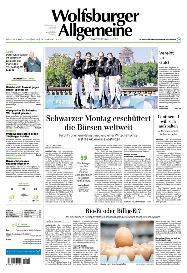 Wolfsburger Allgemeine Zeitung - ePaper