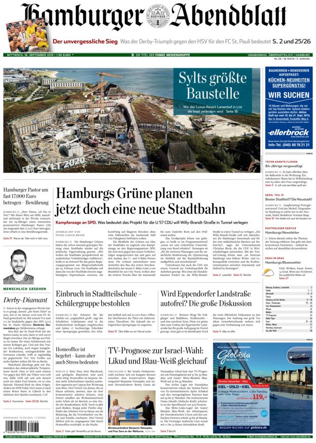 Hamburger Abendblatt Kreuzwort