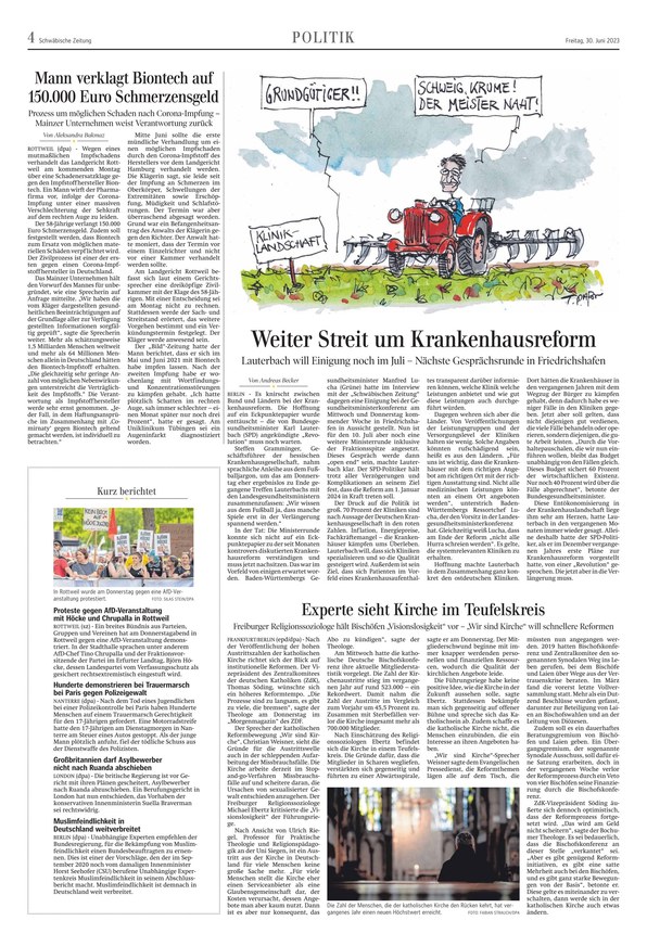 Schwäbische Zeitung Friedrichshafen - Zeitung Als EPaper Im IKiosk Lesen