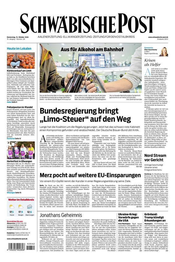 Schw&auml;bische Post - ePaper