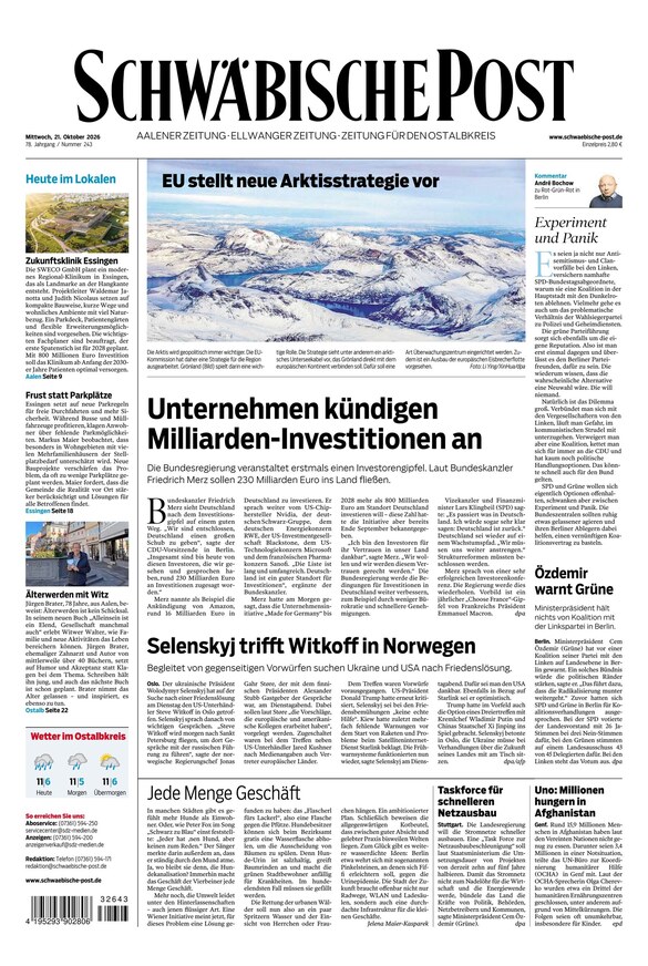 Schw&auml;bische Post - ePaper