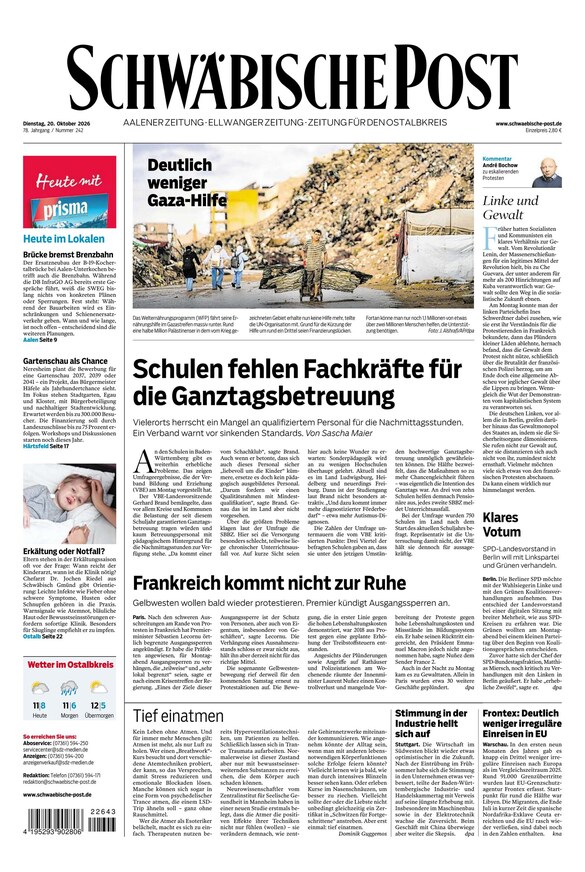 Schw&auml;bische Post - ePaper