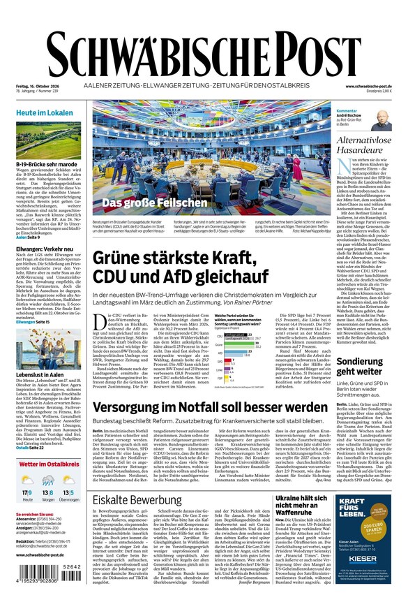 Schw&auml;bische Post - ePaper