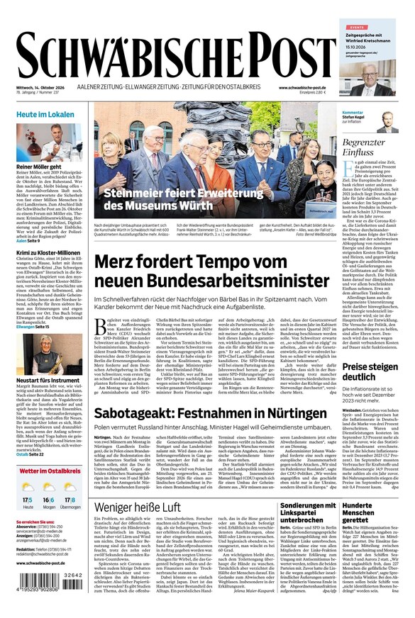 Schw&auml;bische Post - ePaper
