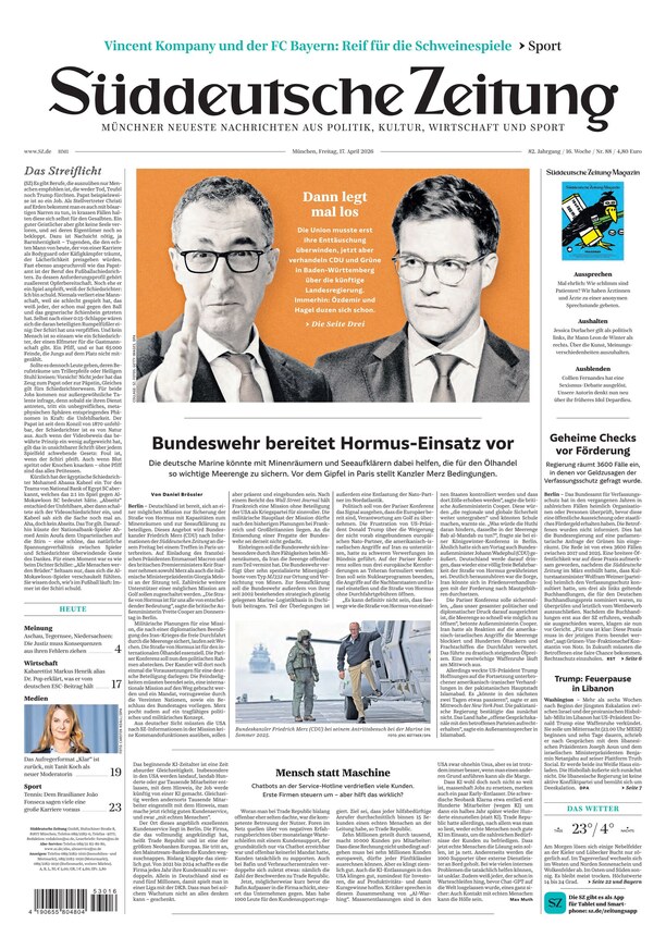 S&uuml;ddeutsche Zeitung - ePaper