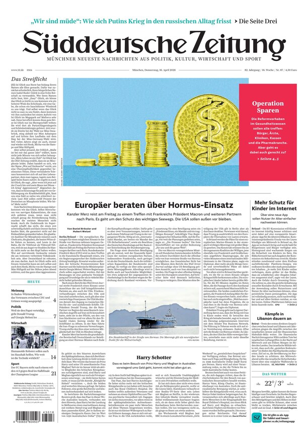 S&uuml;ddeutsche Zeitung - ePaper