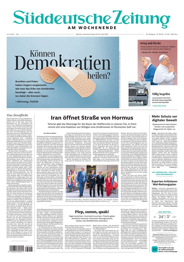 S&uuml;ddeutsche Zeitung - ePaper