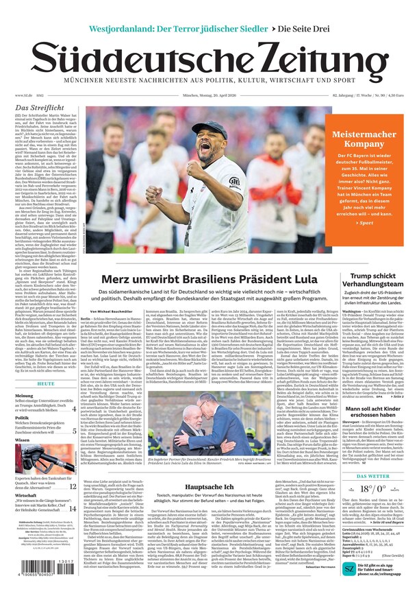 S&uuml;ddeutsche Zeitung - ePaper