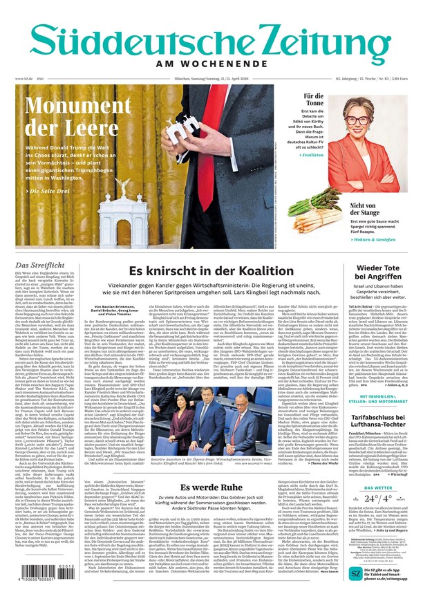 S&uuml;ddeutsche Zeitung - ePaper