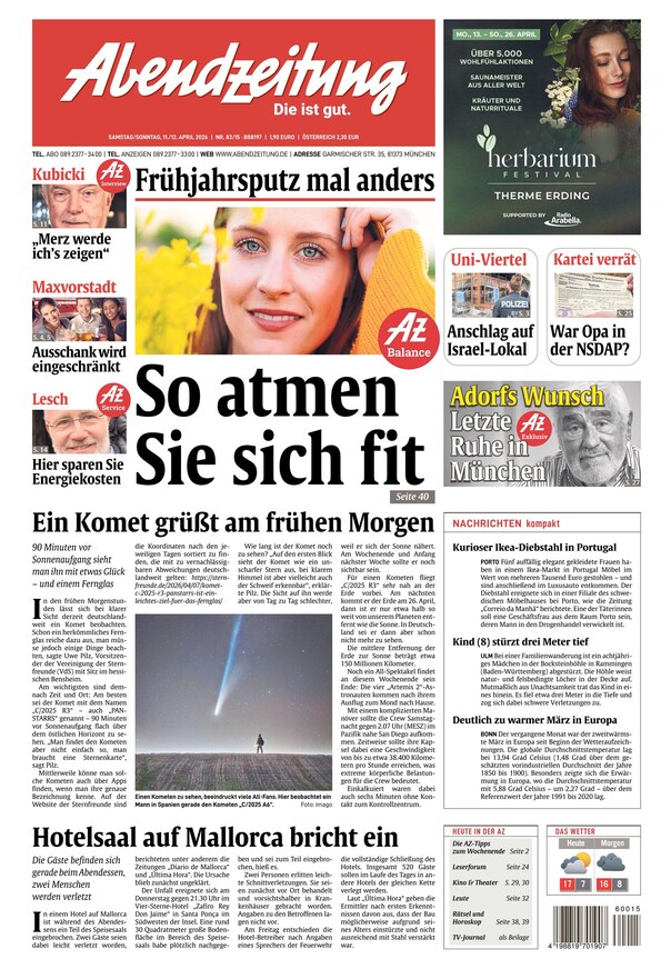 Abendzeitung M&uuml;nchen - ePaper