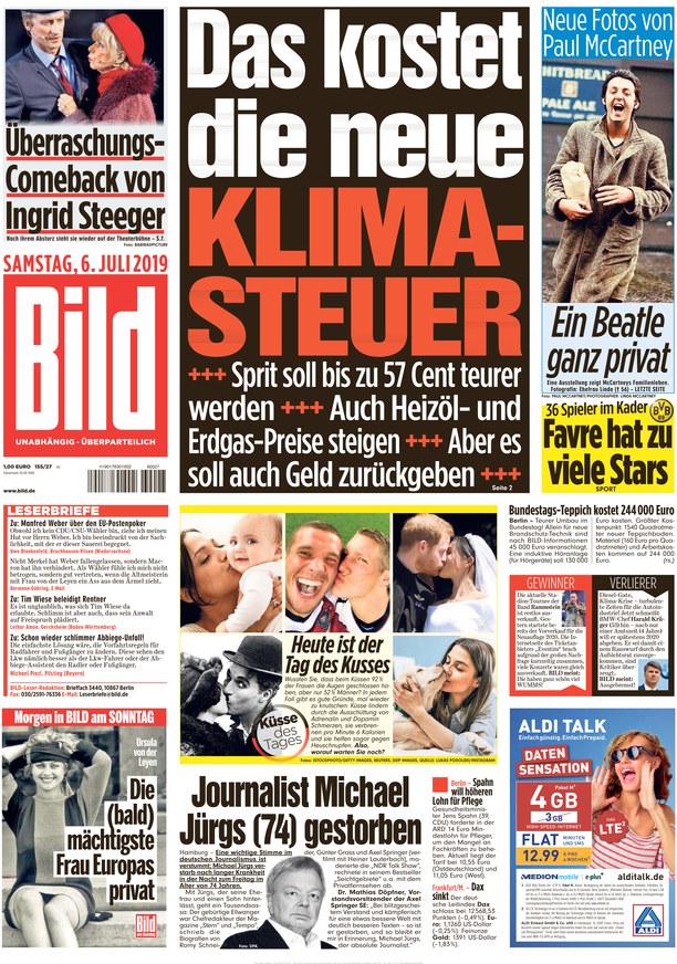 BILD - Zeitung als ePaper im iKiosk lesen