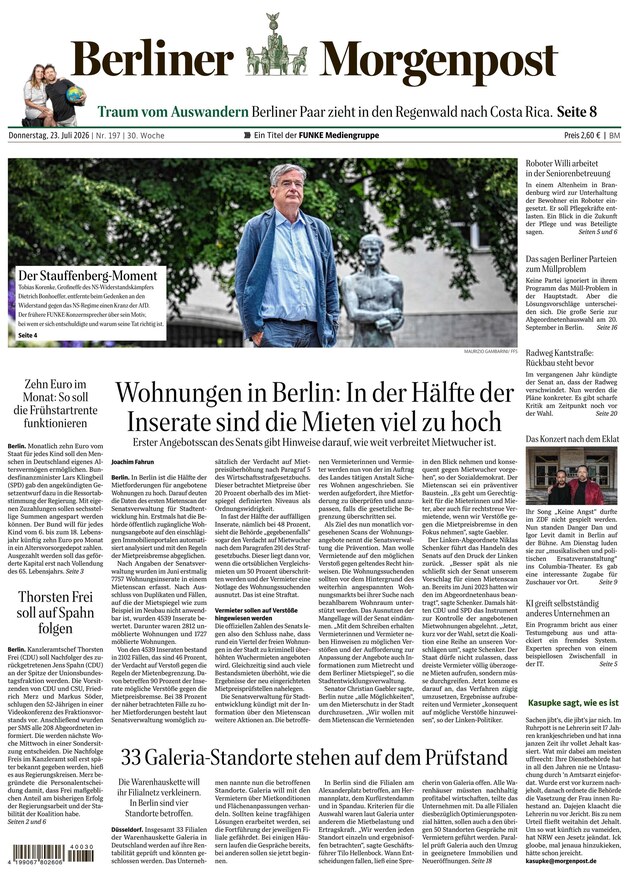 BERLINER MORGENPOST - ePaper