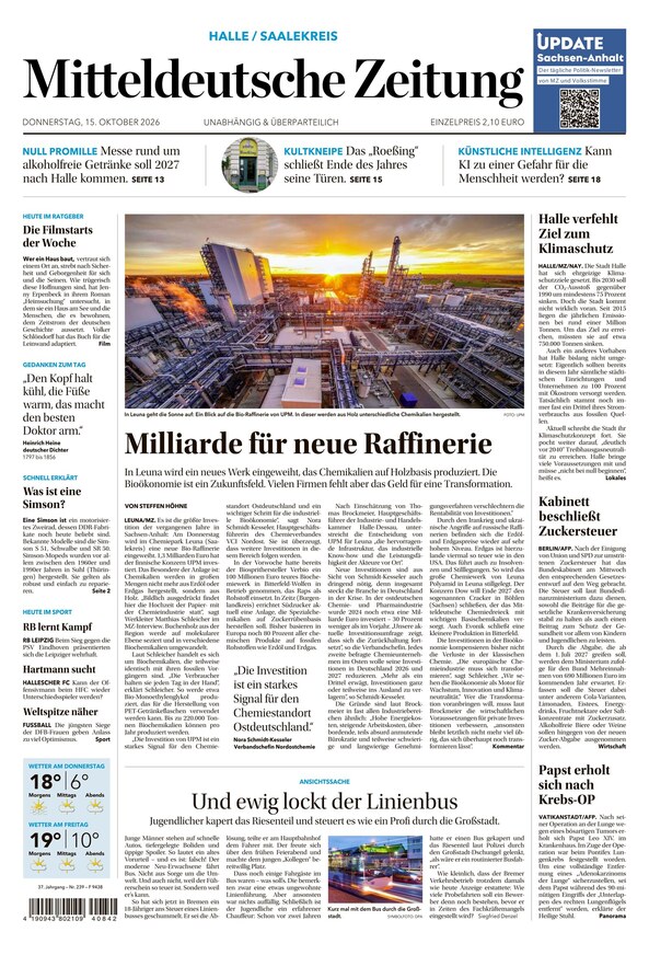 Mitteldeutsche Zeitung - ePaper